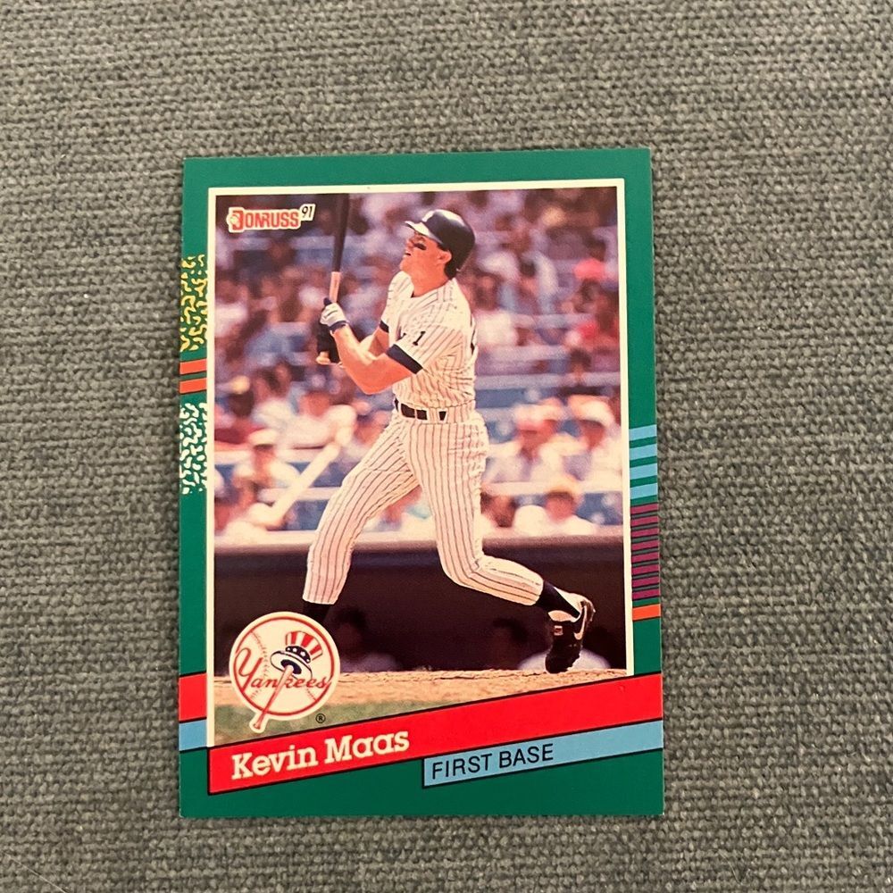 1991 Donruss New York Yankees Baseball Card Trading Card